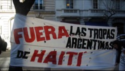 Ante el anuncio de la reducción de tropas argentinas en Haití